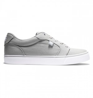 Hombre Anvil DC Shoes Platene Gris Kaki | KTF-781254