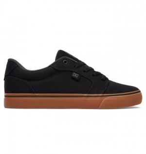 Hombre Anvil DC Shoes Platene Negras | MIK-768930