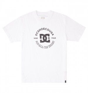 Hombre Camiseta DC Shoes DC Star Pilot Blancas | WYZ-236708