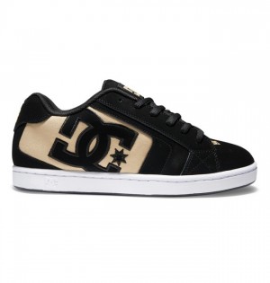 Hombre Net DC Shoes Negras Marrones Negras | YSU-298540