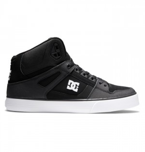 Hombre Pure DC Shoes Negras Negras Blancas | NUZ-473689