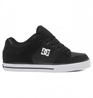 Hombre Pure DC Shoes Negras Negras Blancas | WSF-870635