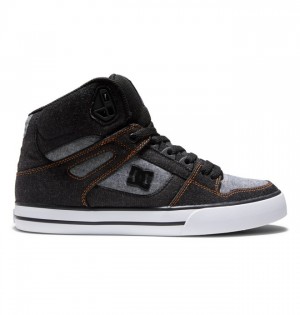 Hombre Pure DC Shoes Negras Negras | REB-216705