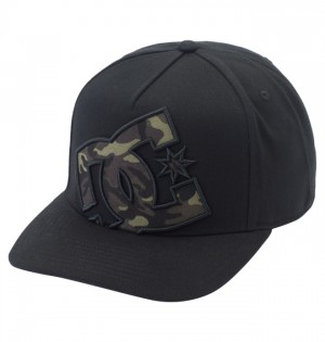 Hombre Sombreros DC Shoes Heardnotts Snapback Negras | JQO-291607