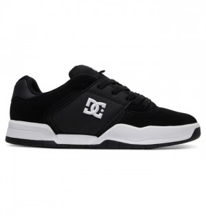 Hombre Tenis DC Shoes Central Negras Blancas | SGC-237861