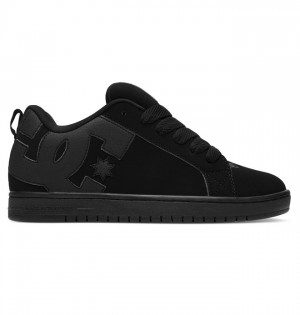 Hombre Tenis DC Shoes Court Graffik Negras Negras Negras | IFD-570214