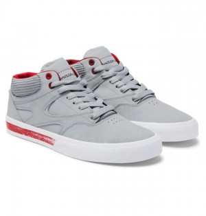 Hombre Tenis DC Shoes Kalis MID Mid-Top Gris | SQR-371086