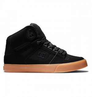 Hombre Tenis DC Shoes Pure High-Top Negras | HBJ-795103