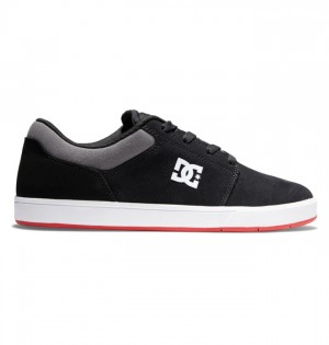 Hombre Tenis Skate DC Shoes Crisis 2 Semišové Negras Gris Rojas | YKS-041823