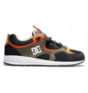 Hombre Tenis Skate DC Shoes Kalis Lite Negras Verde Oliva | LRW-320845