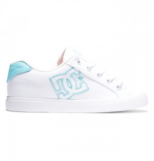 Mujer Tenis DC Shoes Chelsea Blancas Azules | DJN-539260