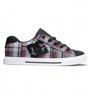 Mujer Tenis DC Shoes Chelsea Negras Azules | UGW-032675