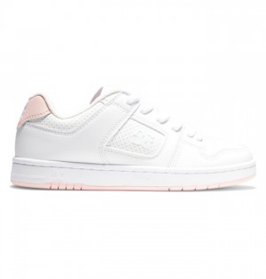 Mujer Tenis DC Shoes Manteca 4 Blancas Rosas | WEI-280369