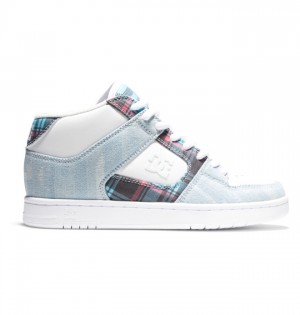 Mujer Tenis DC Shoes Manteca 4 MID Mid-Top Blancas | ZPR-049253