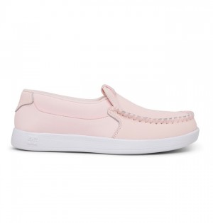 Mujer Tenis DC Shoes Villain Slip On Rosas Claro | VFY-570193