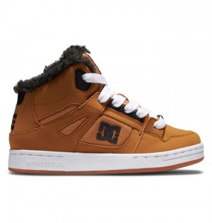 Niños Pure DC Shoes Winterized Marrones Marrones | DJI-683421