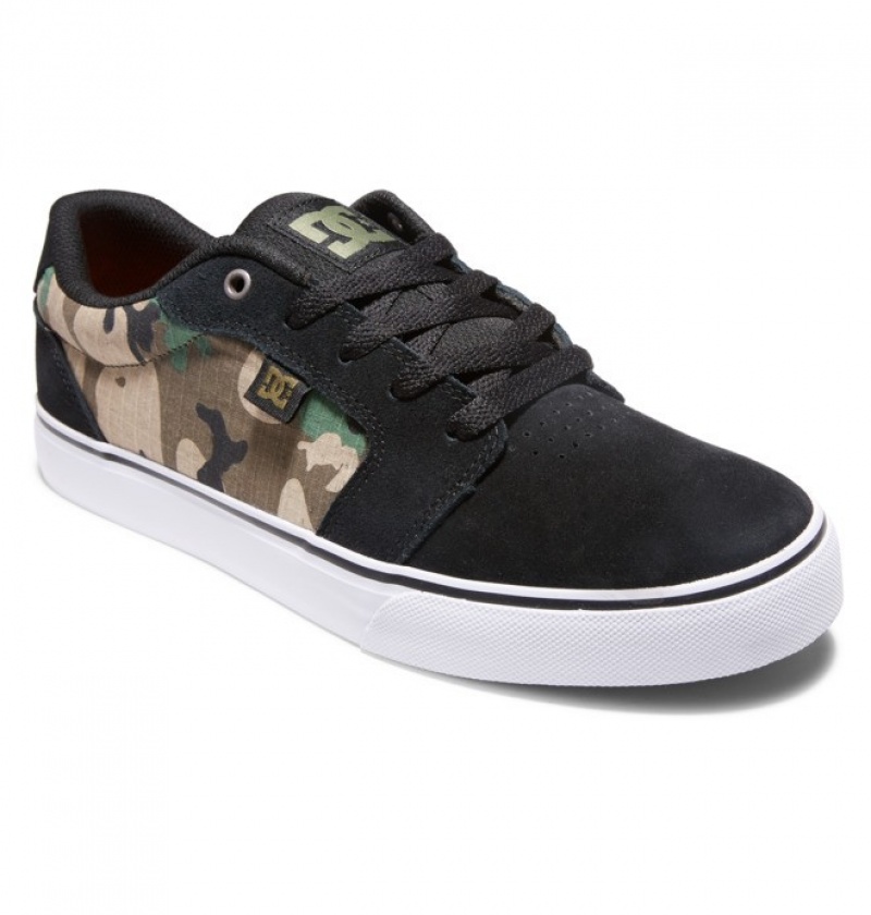 Hombre Anvil DC Shoes Negras Camuflaje | IUO-256098