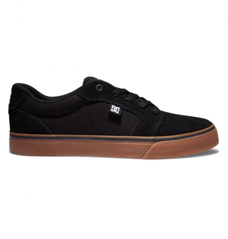 Hombre Anvil DC Shoes Negras | HRK-865721