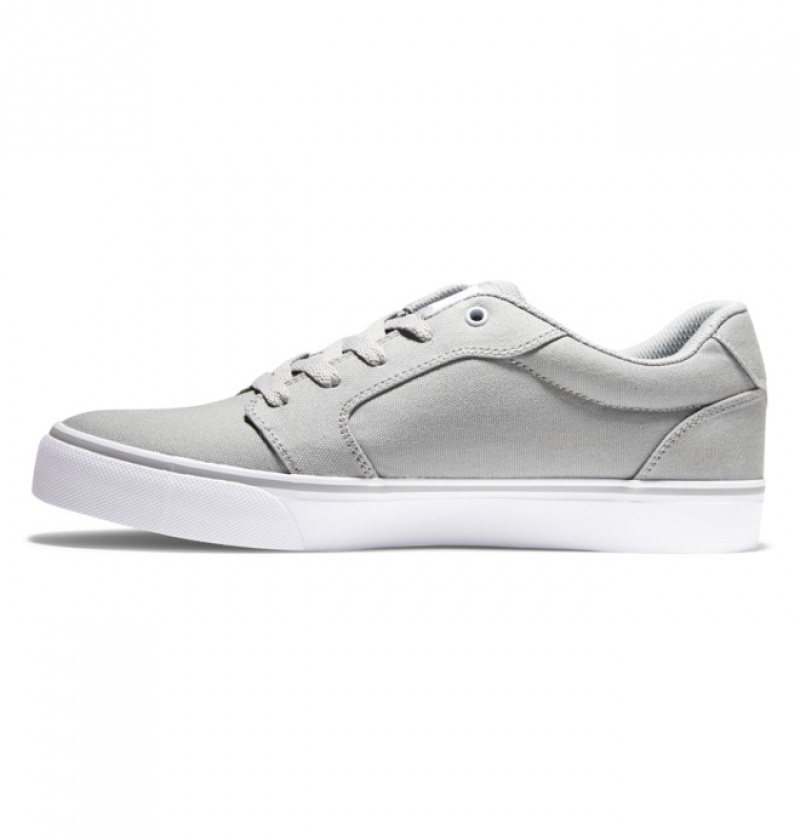 Hombre Anvil DC Shoes Platene Gris Kaki | KTF-781254