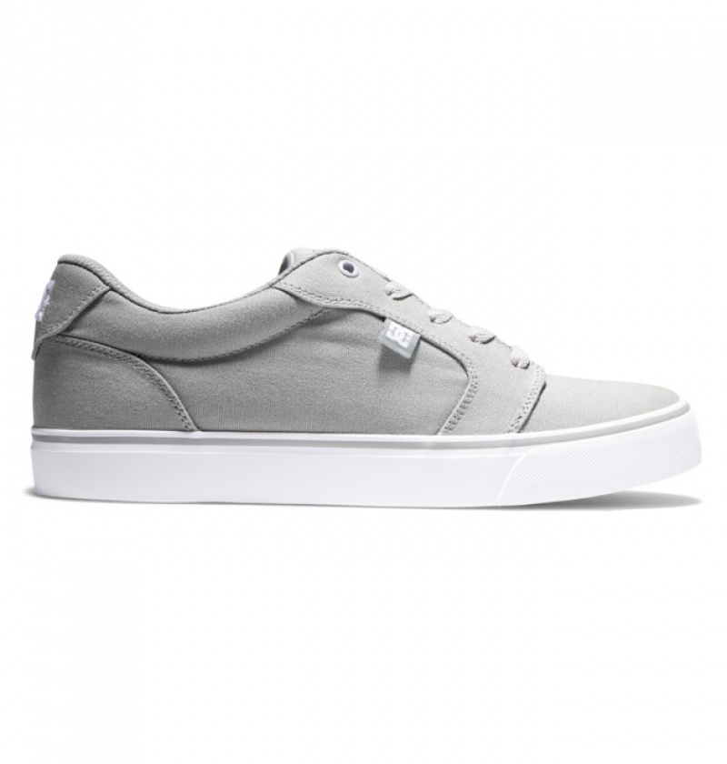 Hombre Anvil DC Shoes Platene Gris Kaki | KTF-781254