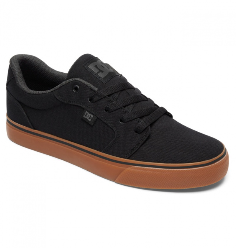 Hombre Anvil DC Shoes Platene Negras | MIK-768930