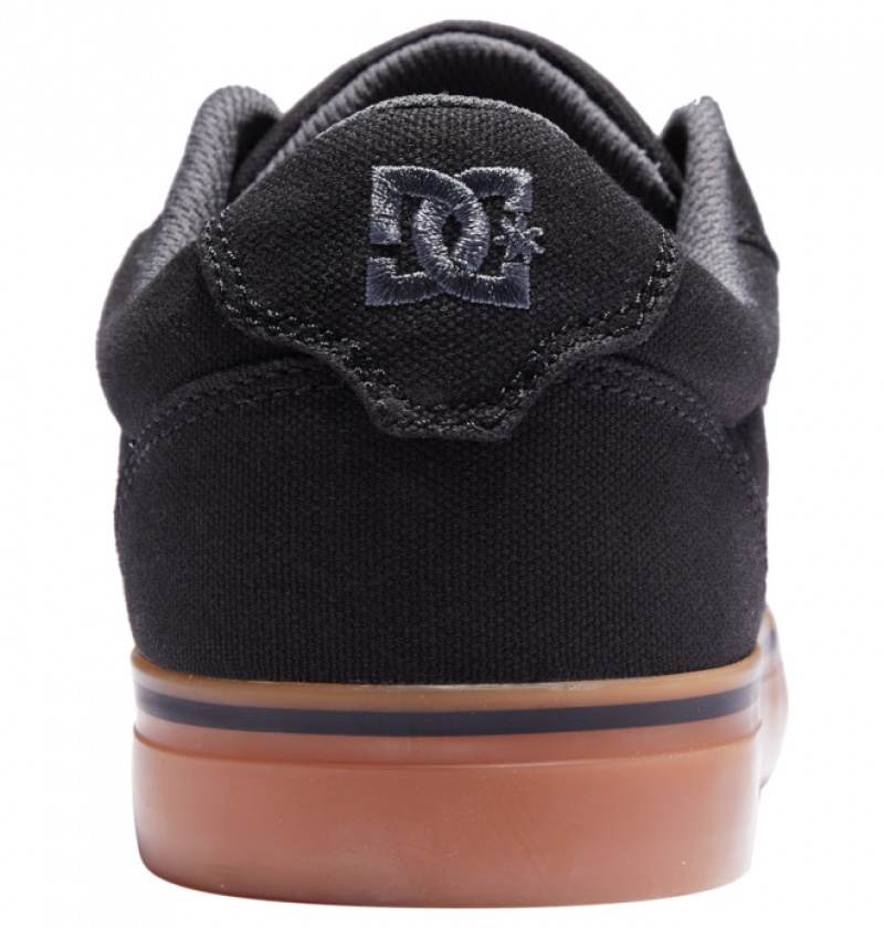 Hombre Anvil DC Shoes Platene Negras | MIK-768930