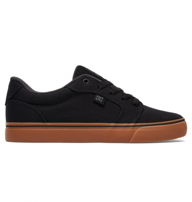 Hombre Anvil DC Shoes Platene Negras | MIK-768930