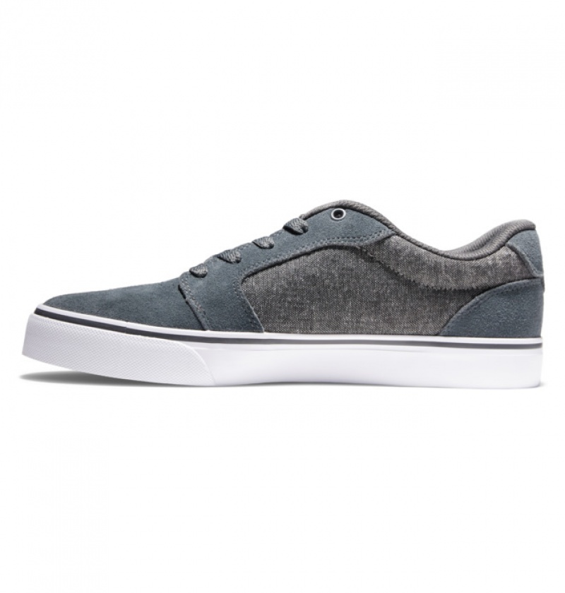 Hombre Anvil DC Shoes Verde Gris Blancas | XKN-743291