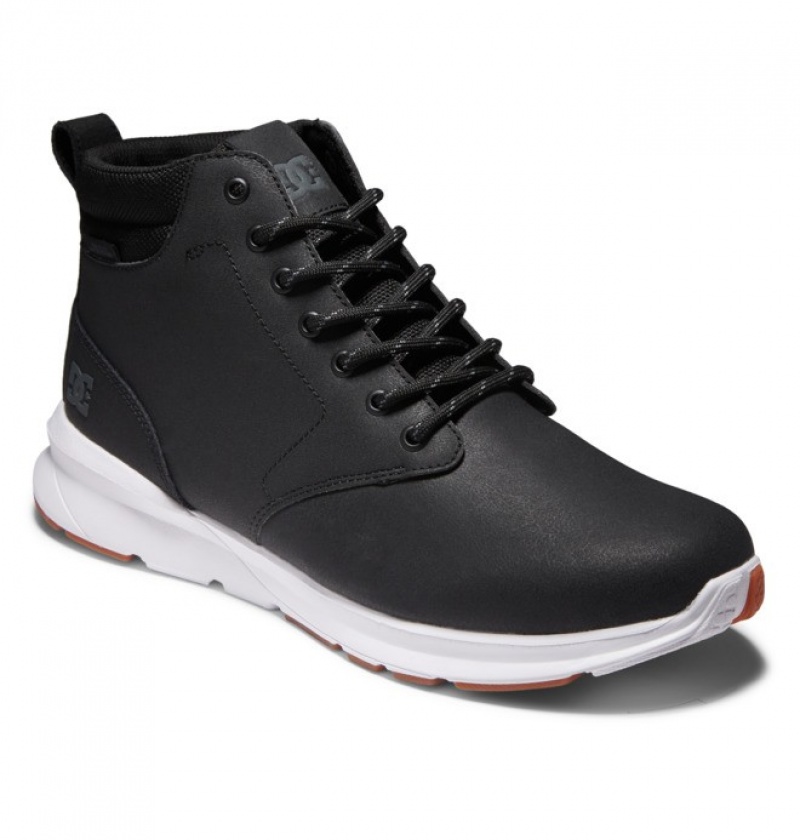 Hombre Botas de Invierno DC Shoes Mason 2 Vody Resistant Negras Blancas | XHN-761983