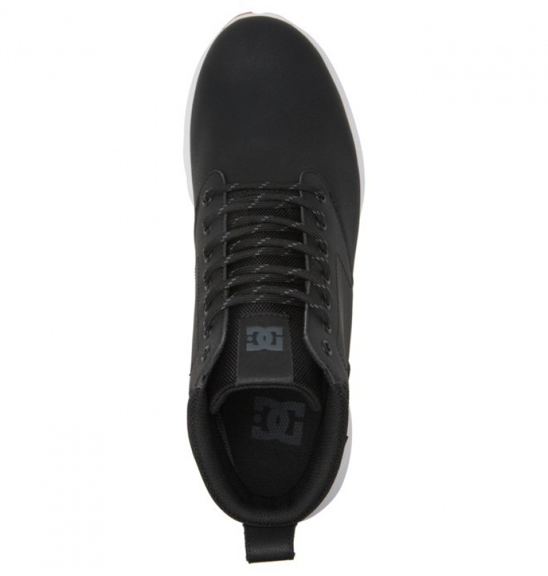 Hombre Botas de Invierno DC Shoes Mason 2 Vody Resistant Negras Blancas | XHN-761983