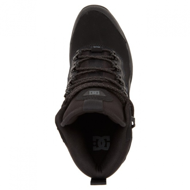 Hombre Botas de Invierno DC Shoes Navigator Krajkové Negras Negras Negras | ZWX-940316