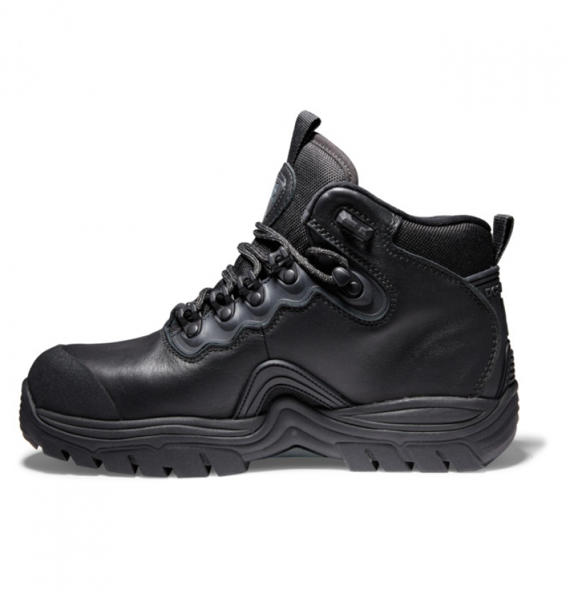 Hombre Botas de Invierno DC Shoes Navigator LX Vody Resistant Negras Negras | WPK-249381