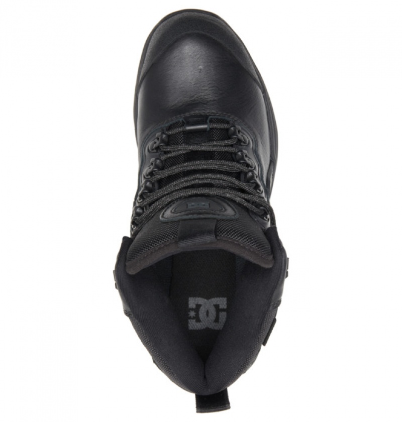 Hombre Botas de Invierno DC Shoes Navigator LX Vody Resistant Negras Negras | WPK-249381