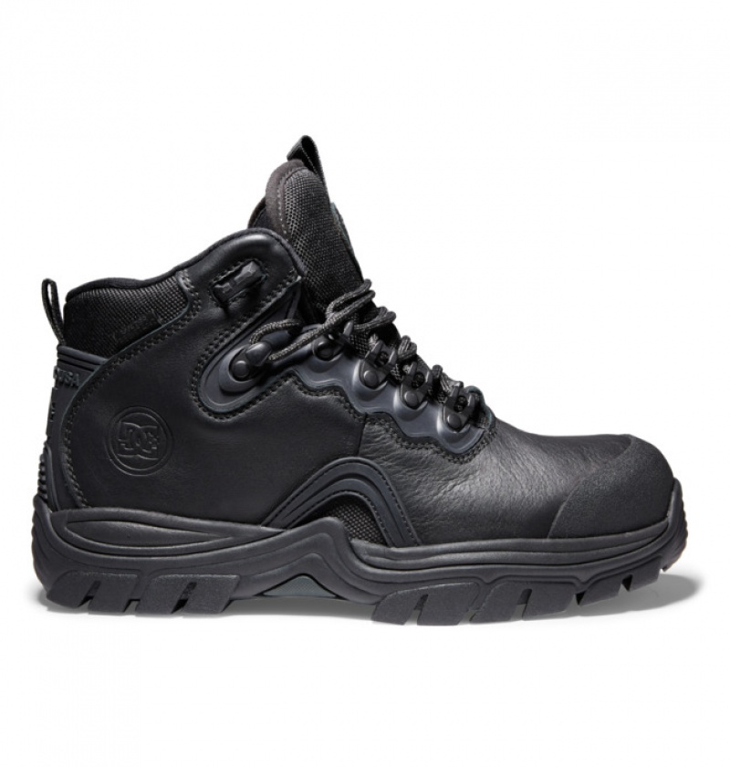 Hombre Botas de Invierno DC Shoes Navigator LX Vody Resistant Negras Negras | WPK-249381