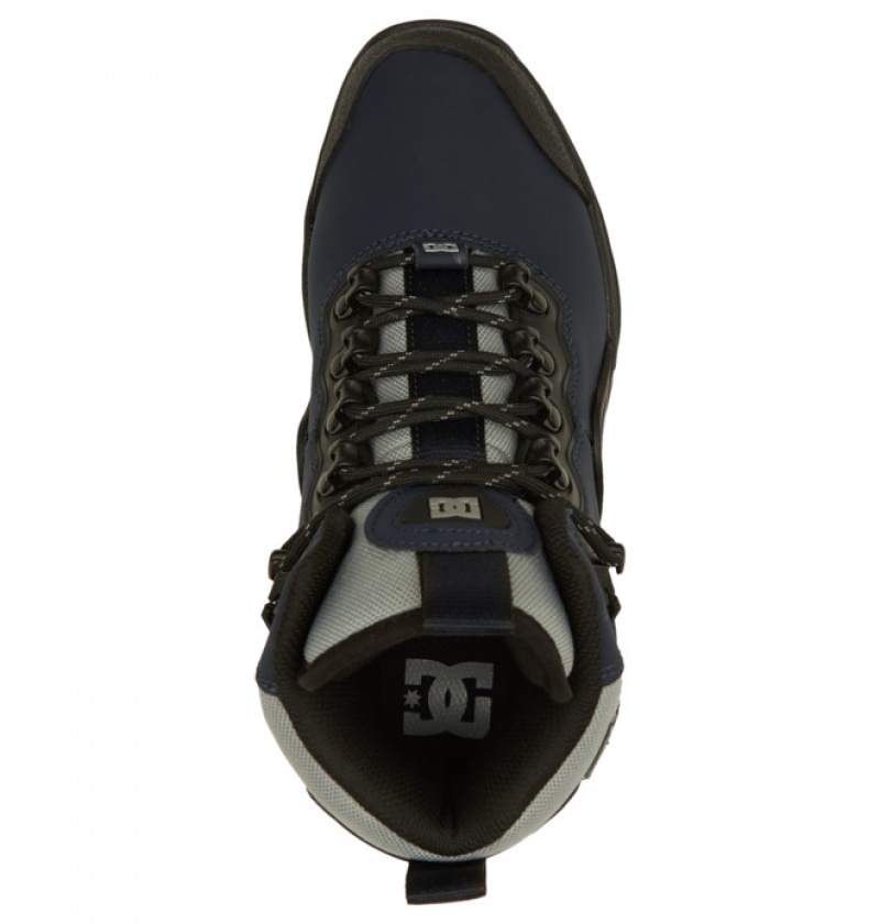 Hombre Botas de Invierno DC Shoes Navigator Azul Marino | YEZ-726013