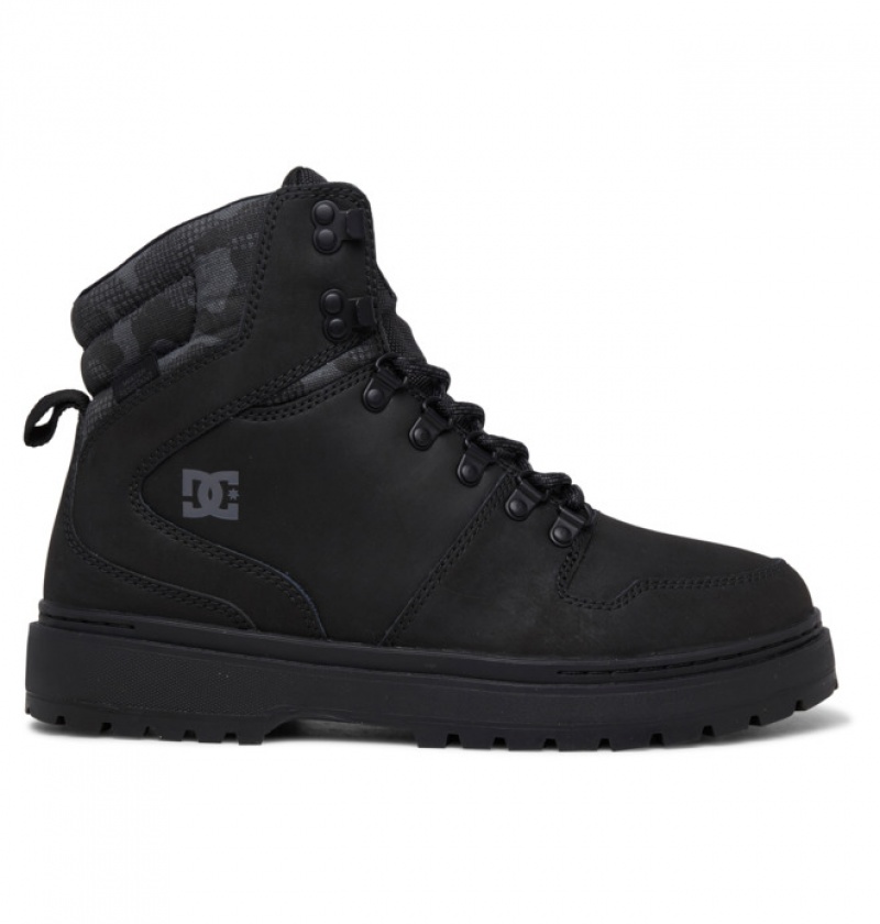 Hombre Botas de Invierno DC Shoes Peary Krajkové Negras Camuflaje | CLJ-430825