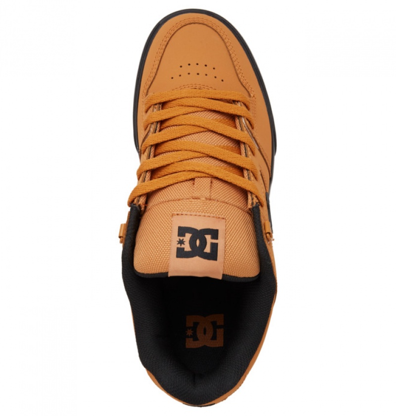 Hombre Botas de Invierno DC Shoes Pure Winterized Skate Marrones | GKX-510498