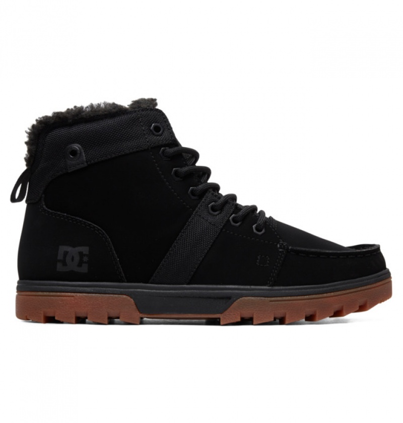 Hombre Botas de Invierno DC Shoes Woodland Negras | JYD-537816