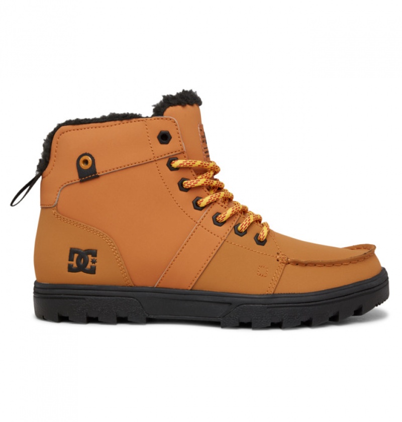 Hombre Botas de Invierno DC Shoes Woodland Marrones | XHN-850624