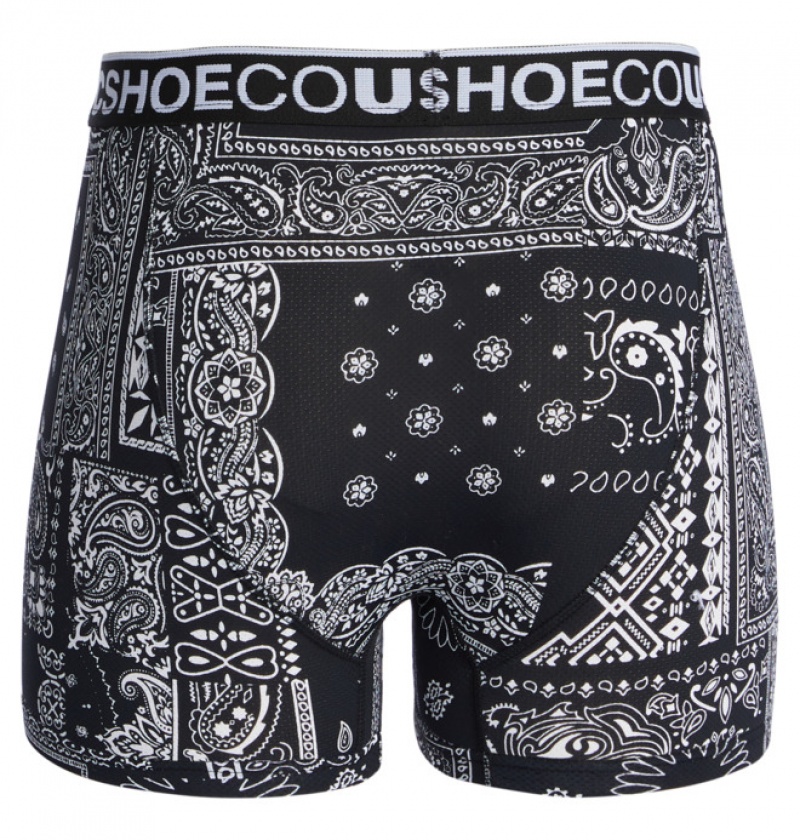 Hombre Braga DC Shoes The Performer 2-Pack Boxers Negras | CIV-432169