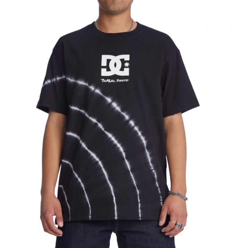 Hombre Camiseta DC Shoes BLABAC x Kalis Love Heritage Negras Blancas | FNK-705182