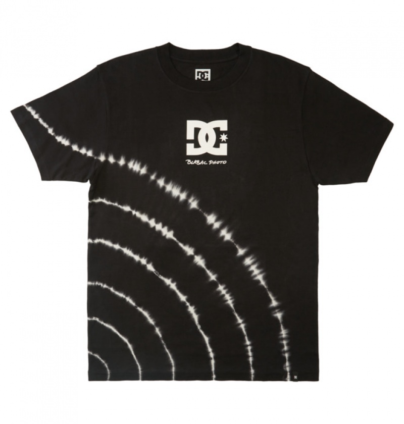 Hombre Camiseta DC Shoes BLABAC x Kalis Love Heritage Negras Blancas | FNK-705182