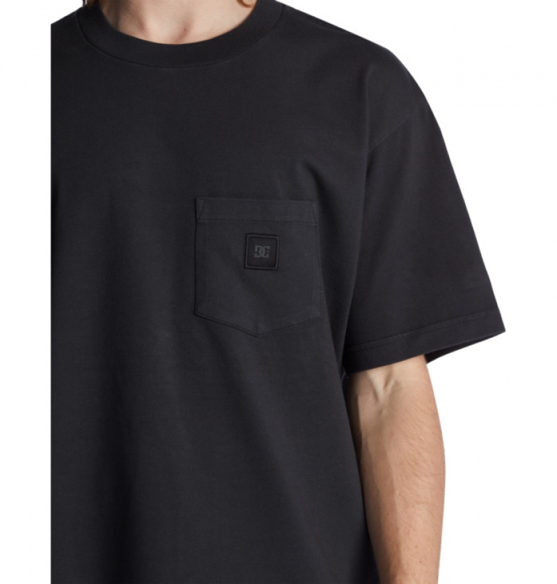 Hombre Camiseta DC Shoes DC 1994 Pocket Negras | SUZ-803619