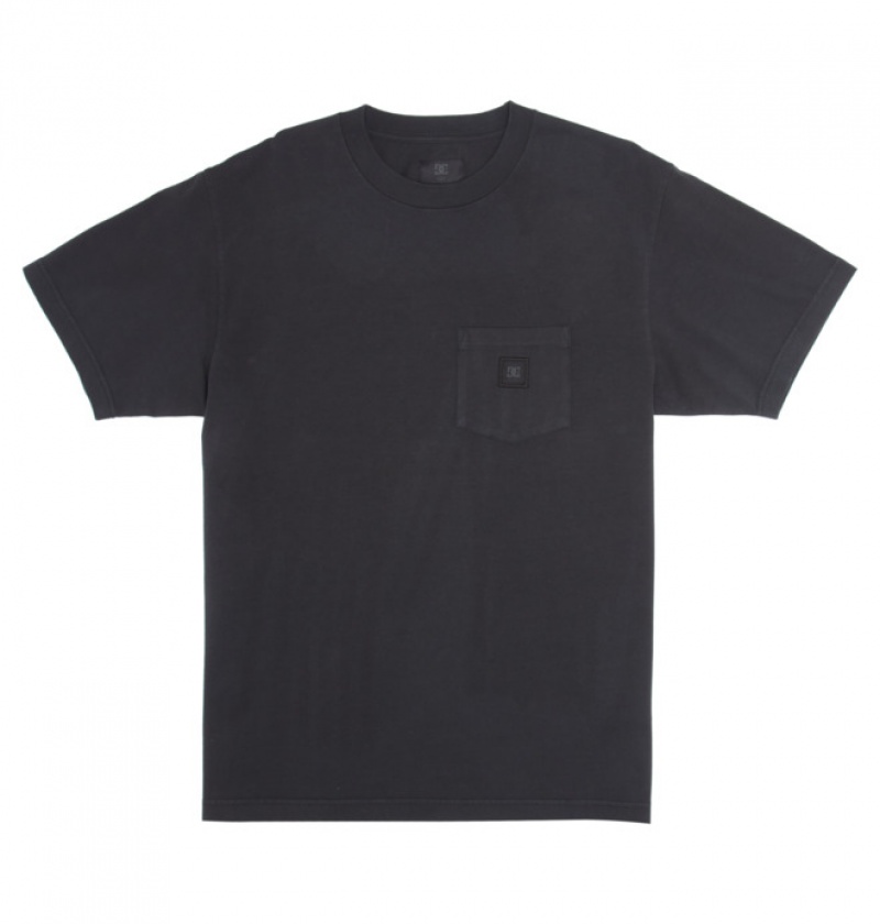 Hombre Camiseta DC Shoes DC 1994 Pocket Negras | SUZ-803619