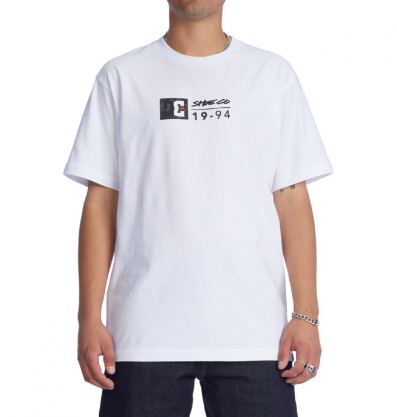 Hombre Camiseta DC Shoes DC Split Star Blancas Negras Camuflaje | TMG-792015