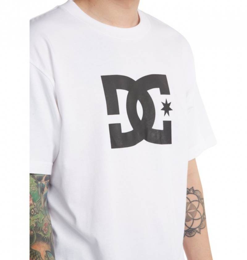 Hombre Camiseta DC Shoes DC Star Blancas | NKD-635149