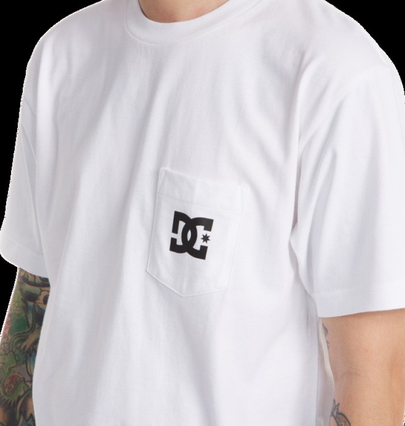 Hombre Camiseta DC Shoes DC Star Blancas | AFG-308126