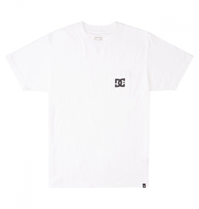 Hombre Camiseta DC Shoes DC Star Blancas | AFG-308126