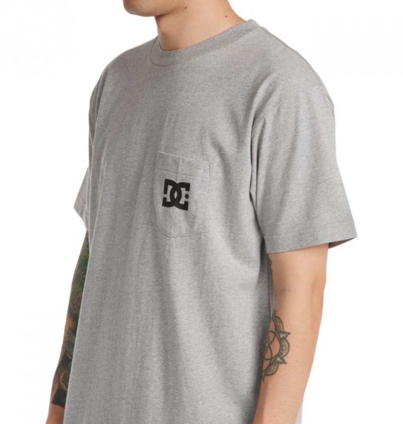 Hombre Camiseta DC Shoes DC Star Gris | VEU-530986