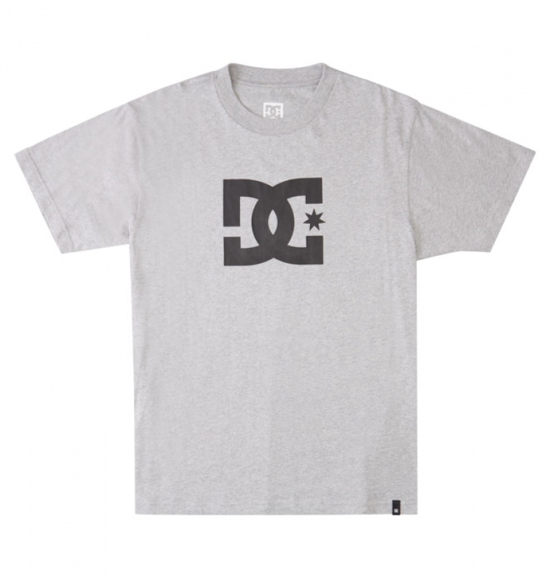 Hombre Camiseta DC Shoes DC Star Gris | VOM-735624